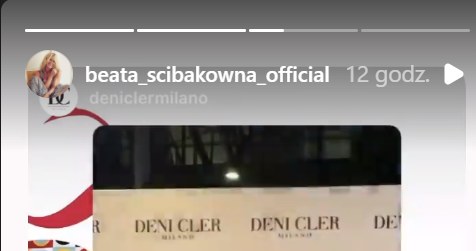 Beata Ścibakówna: instagram.com/beata_scibakowna_official /Screen z InstaStory  /Instagram