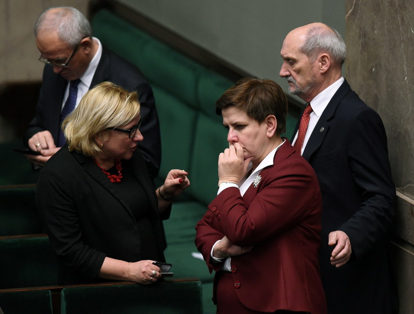 Beata Szydło, Beata Kempa, Antoni Macierewicz /Radek Pietruszka /PAP