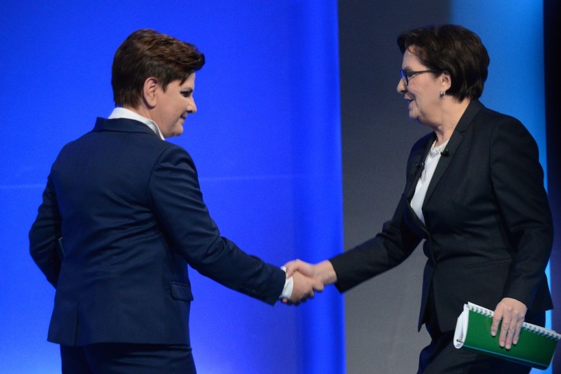 Beata Szydło i Ewa Kopacz /Jacek Turczyk /PAP