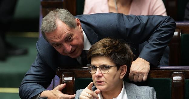 Beata Szydło i Henryk Kowalczyk. Fot. Stanislaw Kowalczuk /Agencja SE/East News