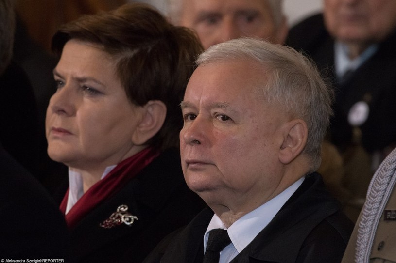 Beata Szydło i Jarosław Kaczyński /Aleksandra Szmigiel-Wisniewska/REPORTER /East News