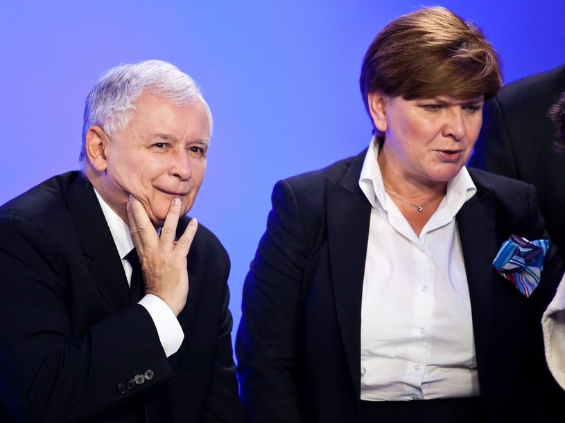 Beata Szydło i Jarosław Kaczyński /KAROL SEREWIS /East News