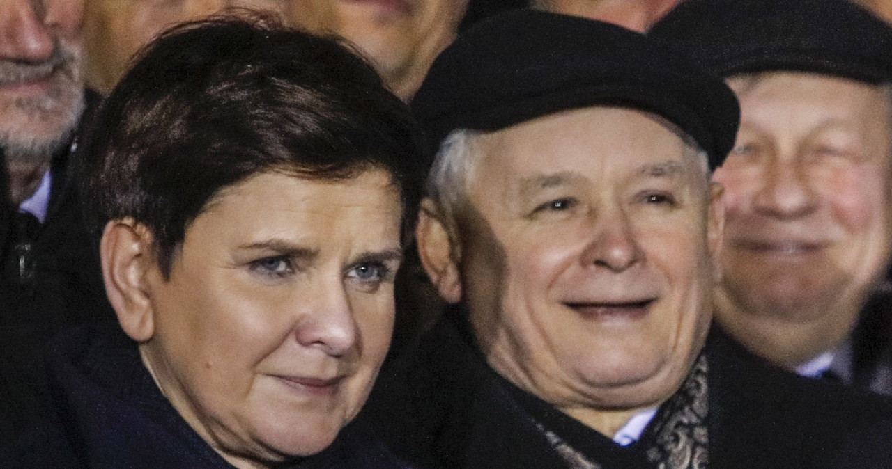 Beata Szydło i Jarosław Kaczyński /- /Agencja FORUM