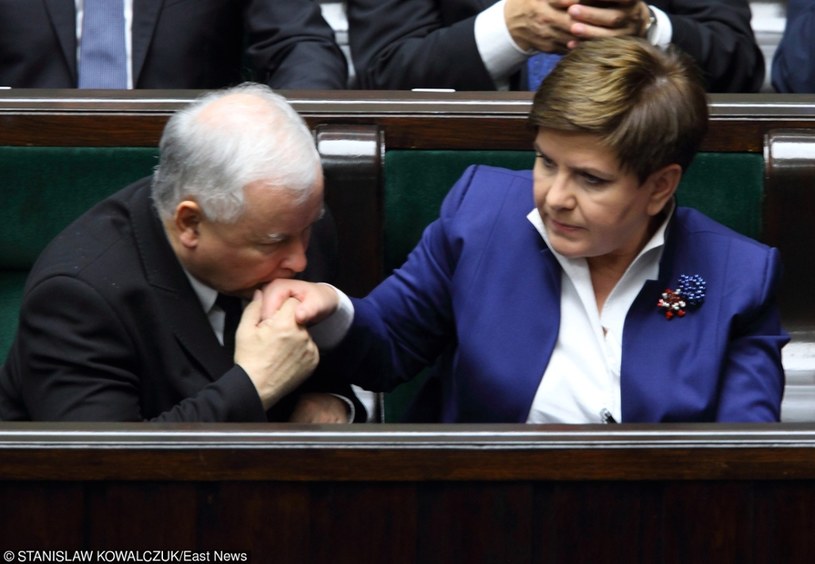 Beata Szydło i Jarosław Kaczyński / Stanisław Kowalczyk /East News
