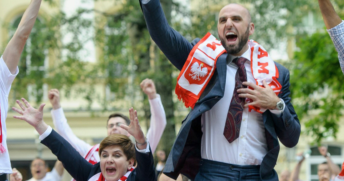 Beata Szydło i Marcin Gortat /Rafał Oleksiewicz /East News