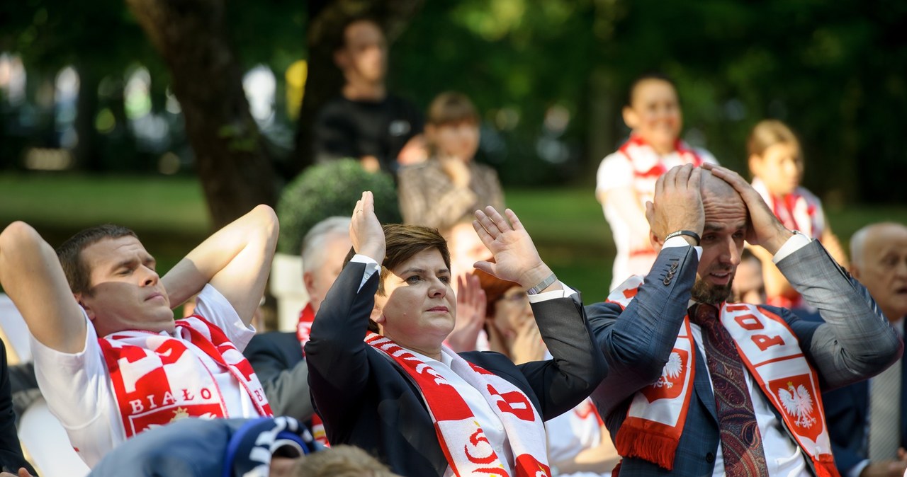 Beata Szydło, Marcin Gortat, Sebastian Mila /Rafał Oleksiewicz /East News