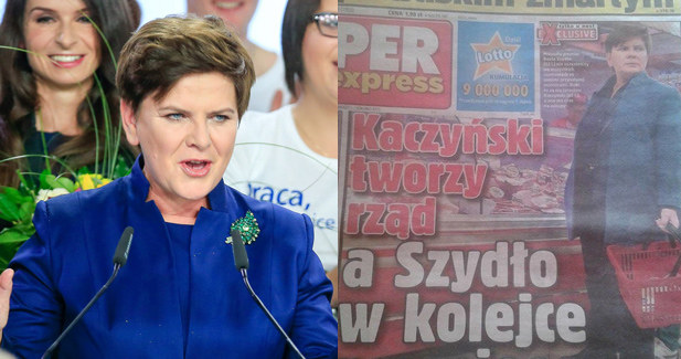 Beata Szydło nie stała po mięso, a po pasztet /Andrzej Iwańczuk /Reporter