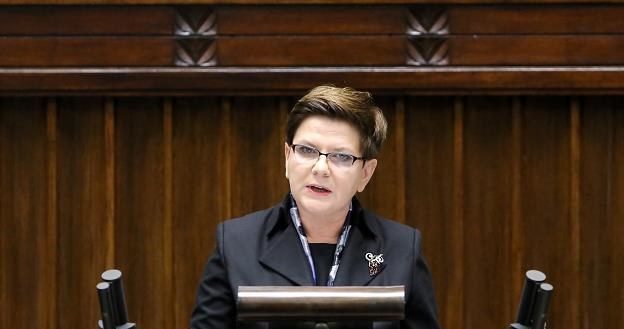 Beata Szydło, premier. Fot. Paweł Supernak /PAP