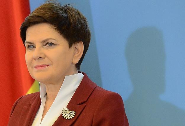 Beata Szydło, premier rządu /Informacja prasowa