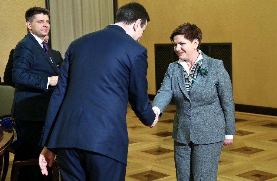 Beata Szydło, Ryszard Petru i Władysław Kosiniak-Kamysz /PAP/Rafał Guz /PAP