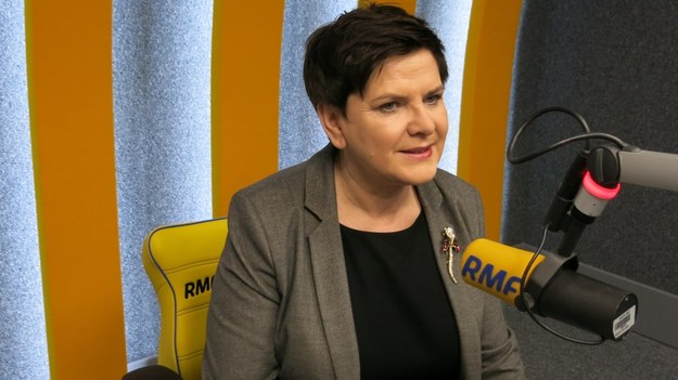 Beata Szydło w krakowskim studiu RMF FM /Jacek Skóra /RMF FM