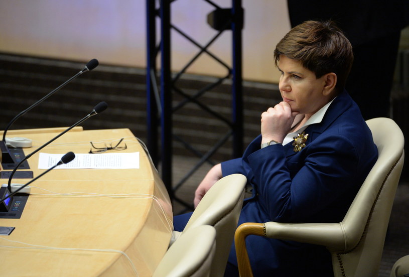 Beata Szydło w Nowym Jorku /Jacek Turczyk /PAP