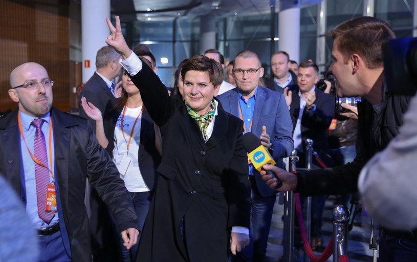 Beata Szydło w TVP /Marcin Obara /PAP
