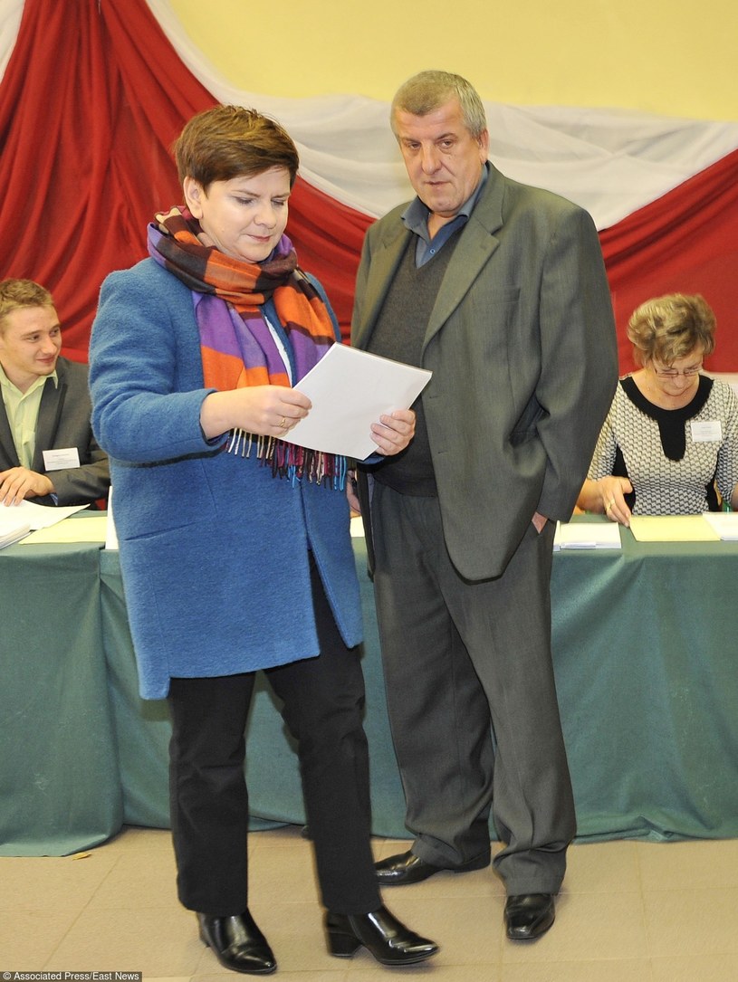 Beata Szydło z mężem Edkiem /Łukasz Kalinowski /East News