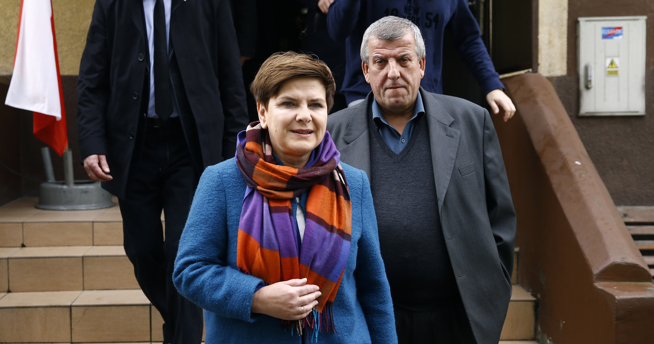 Beata Szydło z mężem Edwardem /Kacper Pempel /Agencja FORUM