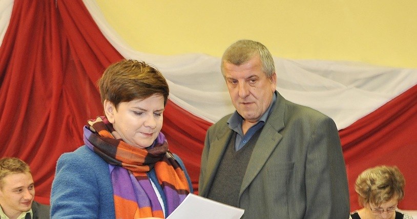 Beata Szydło z mężem myśliwym /East News