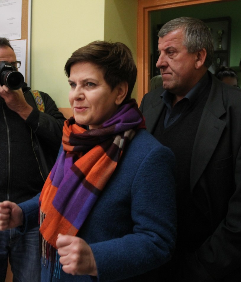 Beata Szydło z mężem /Agencja FORUM