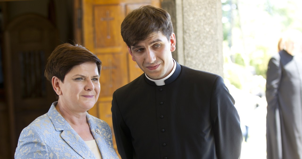 Beata Szydło z synem Tymoteuszem /Łukasz Gagulski /East News