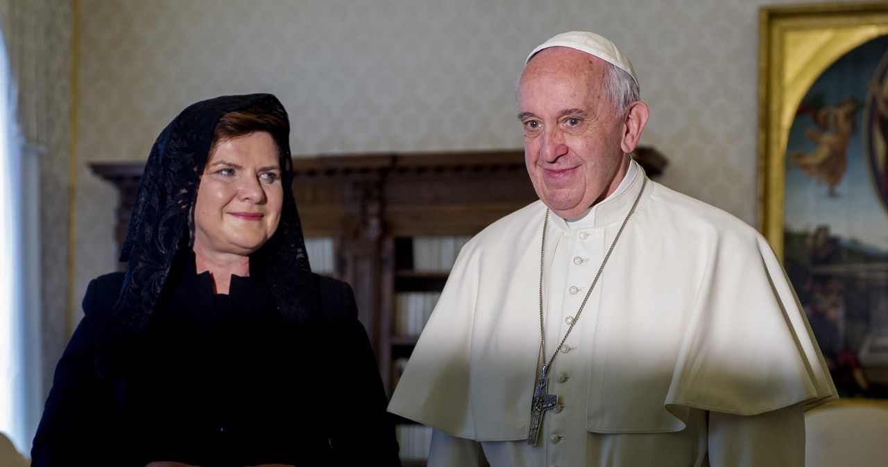 Beata Szydło z wizytą u papieża Franciszka /East News