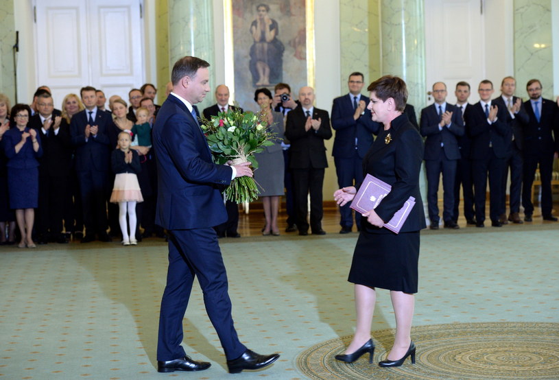 Beata Szydło została desygnowana na premiera /Jacek Turczyk /PAP