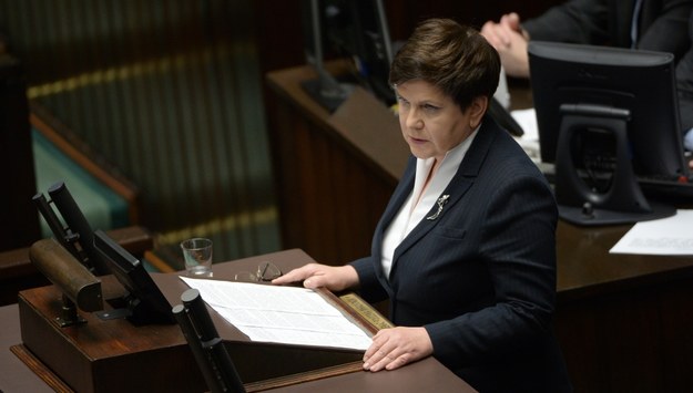 Beata Szydło / 	Marcin Obara  /PAP