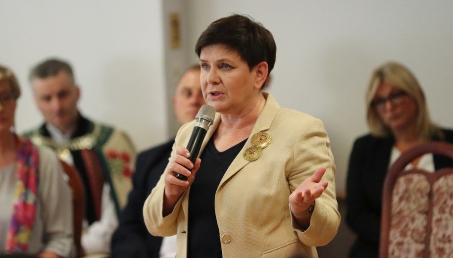 Beata Szydło / 	Grzegorz Momot    /PAP