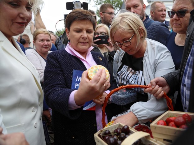 Beata Szydło / 	Jakub Kamiński    /PAP