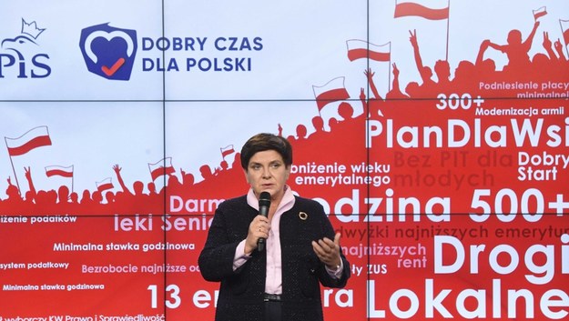 Beata Szydło / 	Radek Pietruszka   /PAP