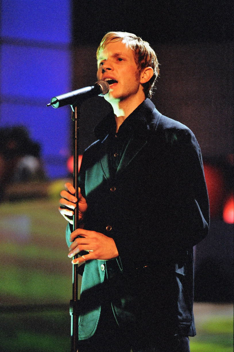 Beck podczas wręczania nagród MTV w 1992 roku /Jeff Kravitz /Getty Images