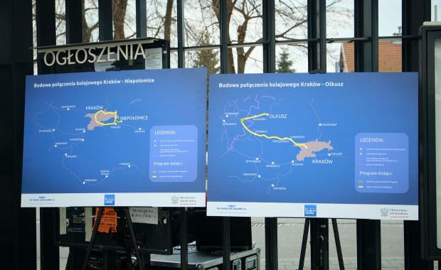 Będą nowe linie kolejowe łączące Kraków z Niepołomicami oraz Olkuszem