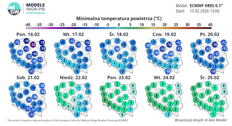 Będzie bardzo zimno, fot. IMGW /