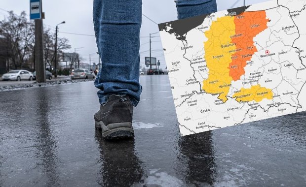 ​Będzie padać i od razu zamarzać. Ostrzeżenie dla połowy Polski