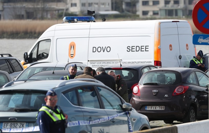 Belgijska policja na miejscu zdarzenia /AFP