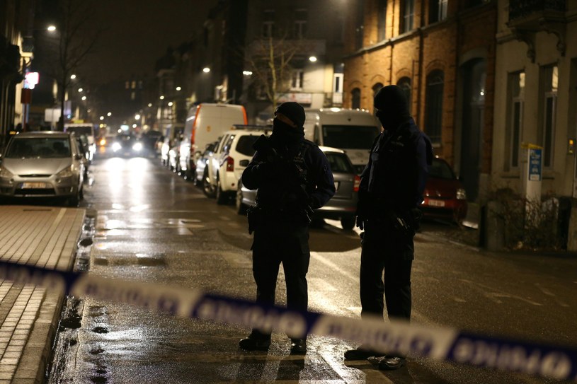 Belgijska policja na ulicach Brukseli po krwawych atakach /NICOLAS MAETERLINCK / Belga / AFP /AFP