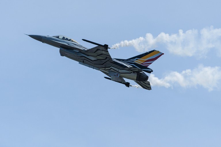 Belgijski F-16 /GUILLAUME SOUVANT / AFP /AFP