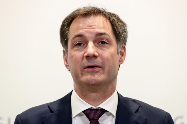 Belgijski premier Alexander De Croo /BENOIT DOPPAGNE / POOL /PAP/EPA