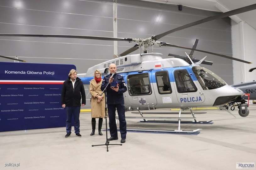 Bell 407-GXi - nowy śmigłowiec Małopolskiej policji /Policja /Policja