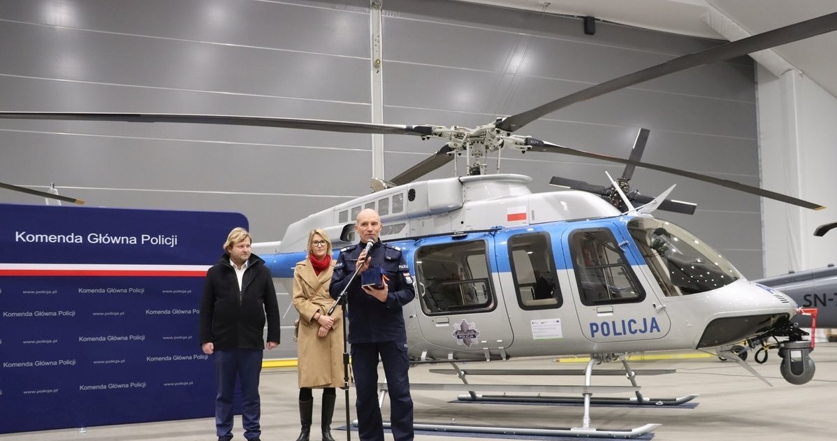 Bell 407-GXi - nowy śmigłowiec Małopolskiej policji /Policja /Policja