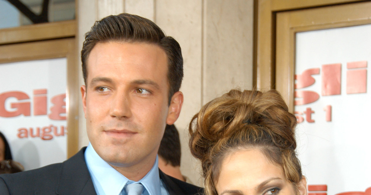 Ben Affleck i Jennifer Lopez, 2003 rok /Jeff Kravitz /Getty Images