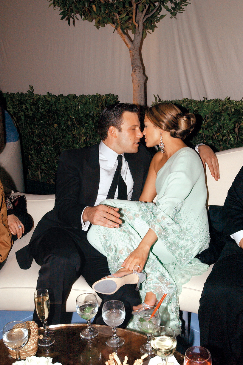 Ben Affleck i Jennifer Lopez na Oscarach w 2003 roku /Patrick McMullan /Getty Images