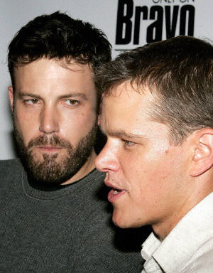 Ben Affleck (po lewej) i Matt Damon chcą powtórzyć sukces  Paula Newmana i Roberta Redforda /AFP