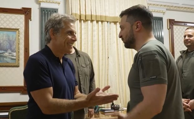Ben Stiller odwiedził Wołodymyra Zełenskiego. "Jest pan moim bohaterem"