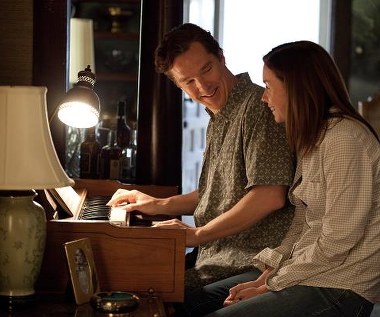 Benedict Cumberbatch i Julianne Nicholson w scenie z filmu "Sierpień w hrabstwie Osage"