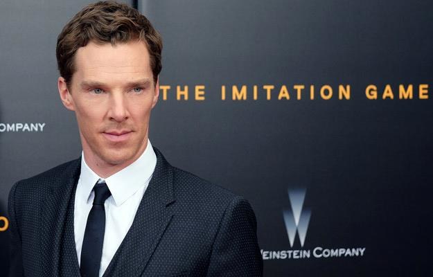 Benedict Cumberbatch na premierze filmu "Gra tajemnic" /AFP