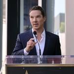 Benedict Cumberbatch odsłonił gwiazdę w Alei Sławy. Prosił o pomoc Ukrainie