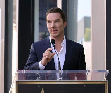 Benedict Cumberbatch odsłonił gwiazdę w Alei Sławy. Prosił o pomoc Ukrainie