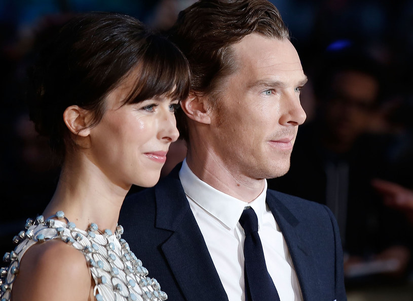 Benedict Cumberbatch z żoną /Getty Images
