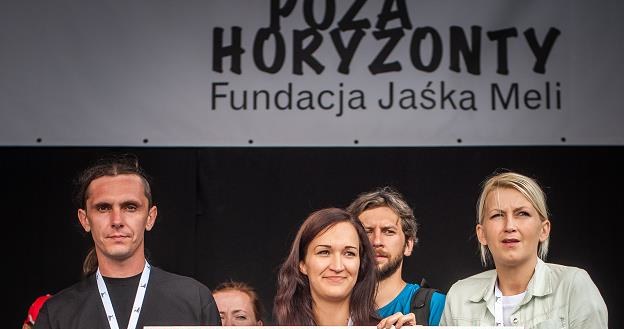 Beneficjenci Kraków Business Run 2014 r. Od lewej: Daniel Budziak, Danuta Bujok i Justyna Sodur /