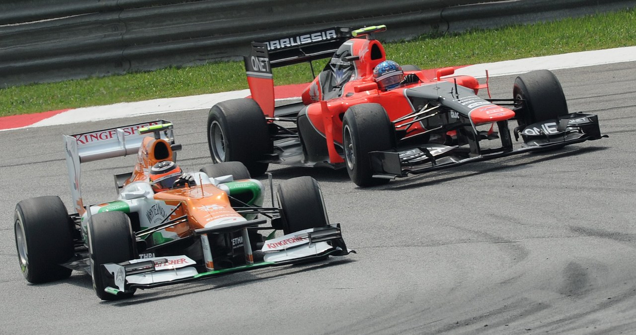 Beneficjentami funduszu byłyby m.in. Force India i Marussia /AFP