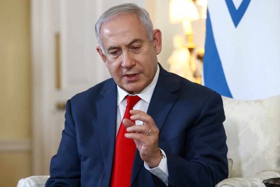 Benjamin Netanjahu /SIMON DAWSON / POOL /PAP/EPA